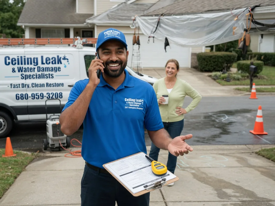 Ceiling Leak Cleanup Toughkenamon, PA FAQs